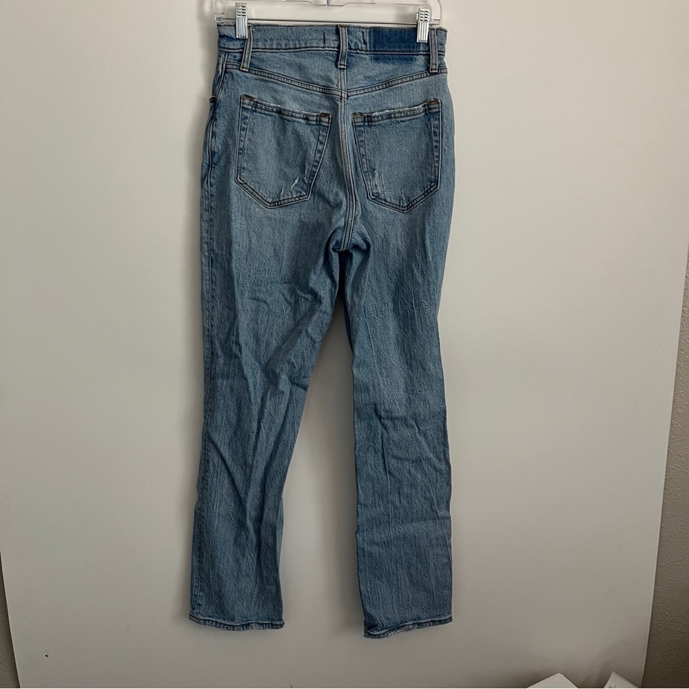 Abercrombie & Fitch The 90s Straight Ultra High Rise Curve Love Jeans-Size 27 - Picture 5 of 7